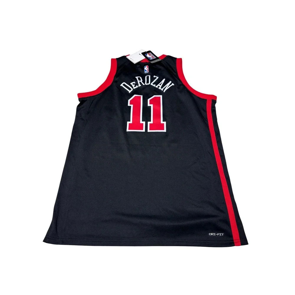 NWT Nike Chicago Bulls DeMar DeRozan City Edition Jersey Youth Mens XL Black 11